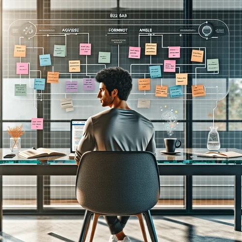 Generated image: Realistic photo of a bright, modern workspace wher...